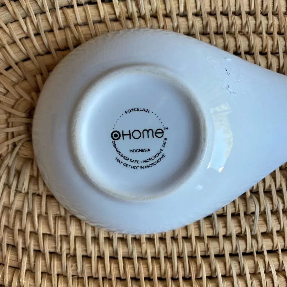 Target at Home Elegant White Porcelain Spoon Rest